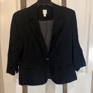LC Lauren Conrad Black Fitted Blazer 14